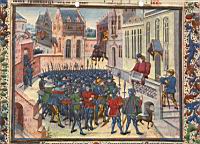 Le Duc de Bourgogne accorde une charte aux Gantoys - Chronique de Froissart